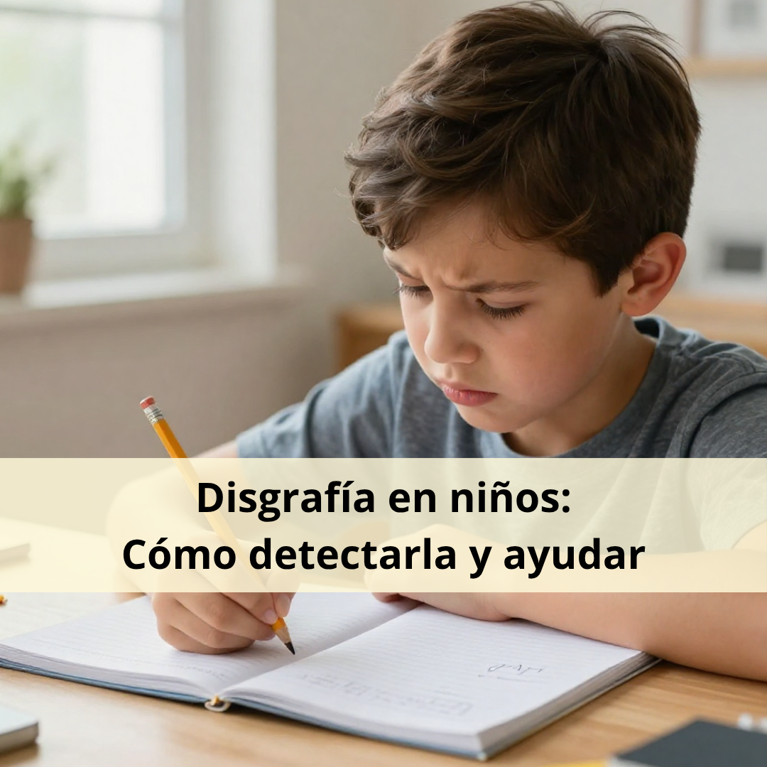 disgrafía en niños
